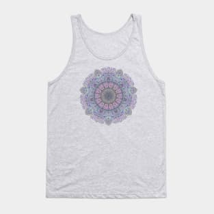 Pink Purple and Blue Mandala Tank Top